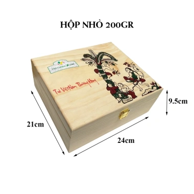Hộp Quà Tặng Trà Tân Cương Thái Nguyên & Ô Long Gỗ Thông 200g-300g, Cao Cấp kèm Túi Xách, Giá 840.000 9