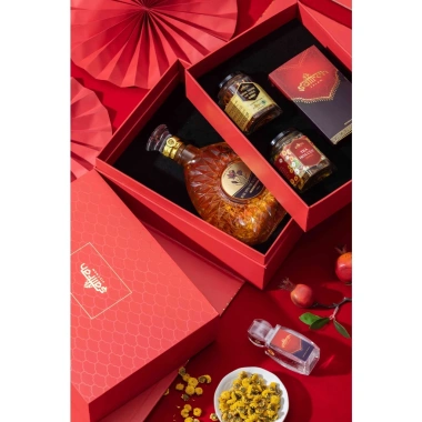 Hộp quà Tết 2.025 nhụy hoa nghệ tây 2 tầng sang trọng Saffron Việt Nam ASHIMA giá ưu đãi 1.760.000 VND 2