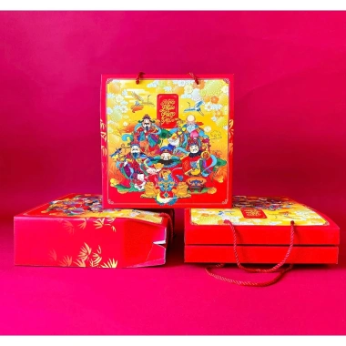 Hộp Quà Tết 2.026 Carton bồi không túi - Xuân Đắc Lộc Giá chỉ 33.000đ