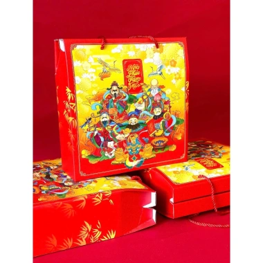 Hộp Quà Tết 2.026 Carton bồi không túi - Xuân Đắc Lộc Giá chỉ 33.000đ