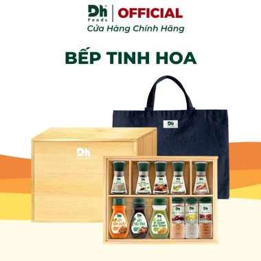 Hộp quà Tết 2.026 gia vị Dh Foods - Quà biếu tặng người thân, bạn bè dịp lễ