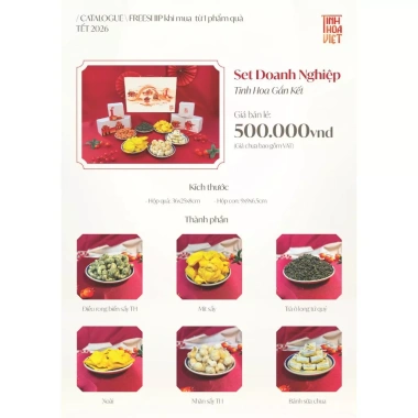 Hộp Quà Tết 2.026 Tinh Hoa Việt – Set Hạt Dinh Dưỡng, Trà & Tổ Yến Cao Cấp – Giá 500k (Giảm từ 650k) – 28FOOD 5 Hộp Quà Tết 2.026 Tinh Hoa Việt – Set Hạt Dinh Dưỡng, Trà & Tổ Yến Cao Cấp – Giá 500k (Giảm từ 650k) – 28FOOD 5