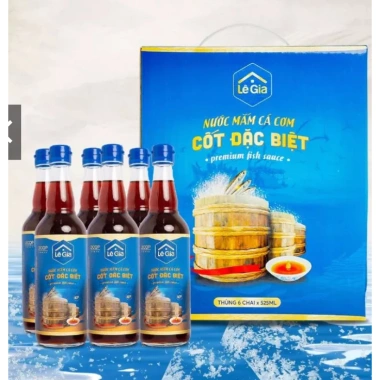 Hộp quà Tết - 6 chai Nước mắm Lê Gia Độ đạm 40, chai thủy tinh 525ml - 550.000đ 2 Hộp quà Tết - 6 chai Nước mắm Lê Gia Độ đạm 40, chai thủy tinh 525ml - 550.000đ 2