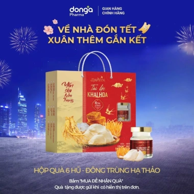Hộp quà Tết 6 hũ Yến sào Nha Trang 70ml - Tổ yến DAPYEN 30% thật, bồi bổ sức khỏe 9