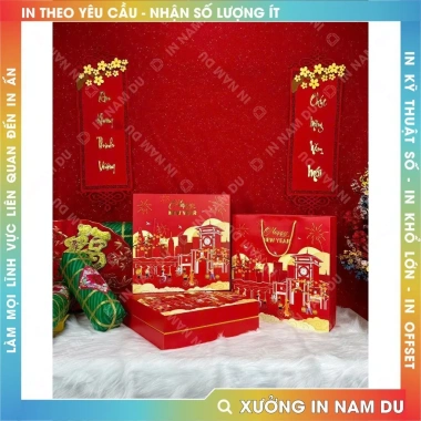 Hộp Quà Tết Âm Dương Cao Cấp 2.025 – Giá ưu đãi 99.000₫, quà tặng doanh nghiệp sang trọng