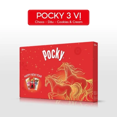 Hộp Quà Tết Bánh Pocky 118g Giá 99.000đ - Giòn Tan, Thơm Ngon, Giảm Giá Đặc Biệt 2