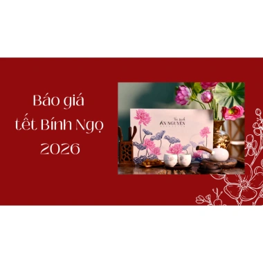 Hộp quà tết Bính Ngọ 2.026 kẹo lạc, long nhãn, trà móc câu, tặng túi đựng – 240.000₫