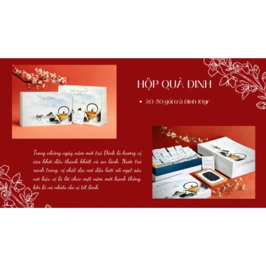 Hộp quà tết Bính Ngọ 2.026 kẹo lạc, long nhãn, trà móc câu, tặng túi đựng – 240.000₫
