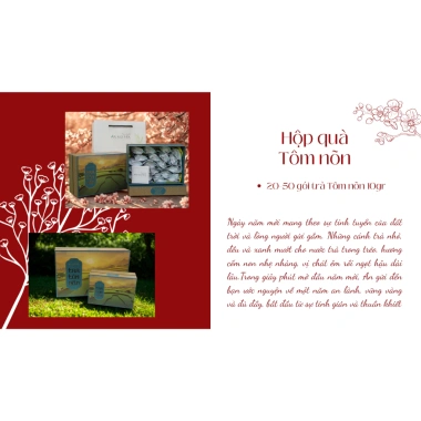 Hộp quà tết Bính Ngọ 2.026 kẹo lạc, long nhãn, trà móc câu, tặng túi đựng – 240.000₫