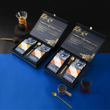 Hộp Quà Tết Cà Phê Đặc Sản - Combo Café Specialty Sang Trọng, Giá 550k Message Coffee