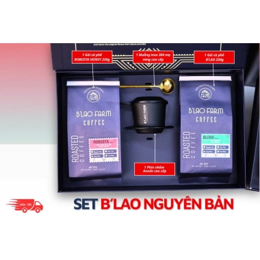 Hộp Quà Tết Cao Cấp BLAO FARM – Trà Cascara, Cà Phê Thượng Hạng, Phin Nhôm, Thìa – 710.000₫ 6