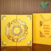 Hộp Quà Tết Cao Cấp Hoa Mai 36x36x10.5cm - Giảm Giá 145.000đ Hot 2.026 3