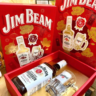 Hộp quà Tết Jim Beam 2.026 - Giảm giá tới 580k, quà tặng, Ship Hoả Tốc