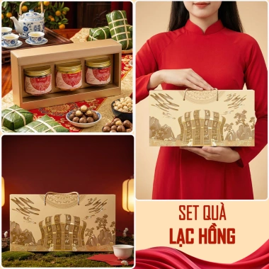 Hộp quà Tết Lạc Hồng sang trọng - Hạt dinh dưỡng TANU NUTS, giảm còn 409.000đ 4