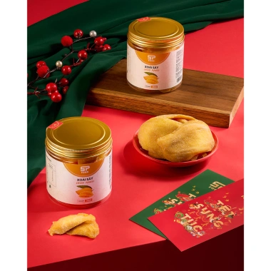 Hộp quà tết Lục Bảo Đoàn Viên 3 sang trọng STP FOOD – Quà Biếu Tết Cao Cấp 5