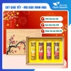 Hộp quà Tết Mã Đáo Vinh Hoa 2.026 6 vị trà hoa tốt cho sức khỏe kèm túi giấy và lì xì chỉ 350.000 VND