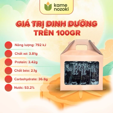 Hộp Quà Tết Ngô Kame Nozoki Tím 2kg - Quà doanh nghiệp cao cấp tiêu chuẩn Nhật, sức khỏe, giảm giá 800k 2