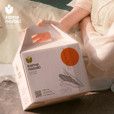 Hộp Quà Tết Ngô Kame Nozoki Tím 2kg - Quà doanh nghiệp cao cấp tiêu chuẩn Nhật, sức khỏe, giảm giá 800k 9