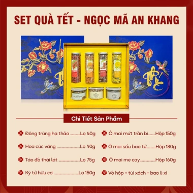 Hộp quà Tết Ngọc Mã An Khang - Set quà tặng ý nghĩa, kèm túi giấy, lì xì, giảm còn 350.000đ 4