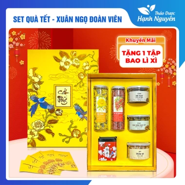 Hộp quà Tết Ngọc Mã An Khang - Set quà tặng ý nghĩa, kèm túi giấy, lì xì, giảm còn 350.000đ 10
