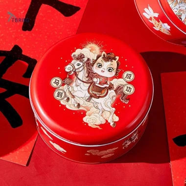 Hộp quà Tết Nguyên Đán Tinplate – Kẹo thiếc Ngựa, Gấu, Trúc, bánh quy trà – 70.620₫ 6