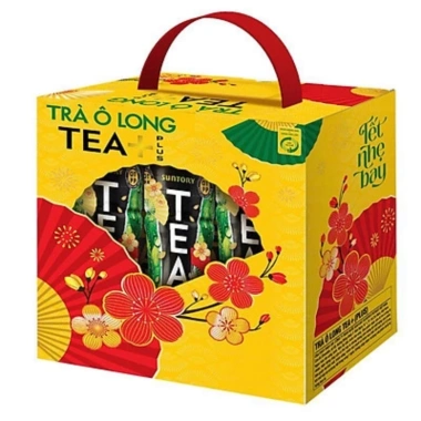 Hộp Quà Tết Nước Ngọt Trà Ôlong 6 Chai 455ml - Giảm Nhiệt Uống Lạnh Giá 81.999đ