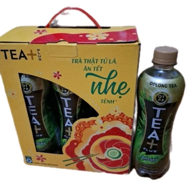 Hộp Quà Tết Nước Ngọt Trà Ôlong 6 Chai 455ml - Giảm Nhiệt Uống Lạnh Giá 81.999đ