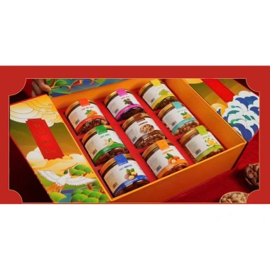 Hộp Quà Tết Nuts Gift - Sức khỏe từ hạt, trái cây & trà thảo mộc, giá 719.000đ 4