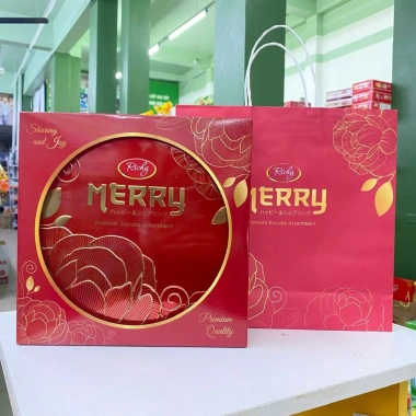 Hộp quà Tết Richy Merry Nhật Bản Thập Cẩm 270g - Giá ưu đãi 149.000đ 2