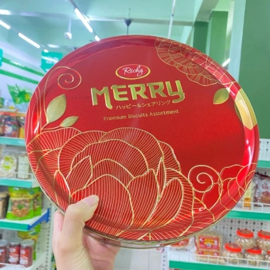 Hộp quà Tết Richy Merry Nhật Bản Thập Cẩm 270g - Giá ưu đãi 149.000đ 3