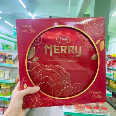 Hộp quà Tết Richy Merry Nhật Bản Thập Cẩm 270g - Giá ưu đãi 149.000đ 4
