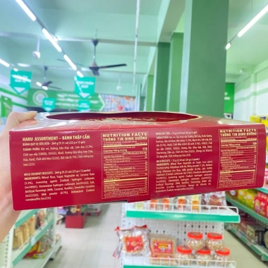 Hộp quà Tết Richy Merry Nhật Bản Thập Cẩm 270g - Giá ưu đãi 149.000đ 5