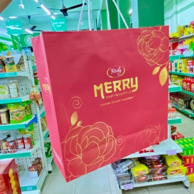 Hộp quà Tết Richy Merry Nhật Bản Thập Cẩm 270g - Giá ưu đãi 149.000đ 6