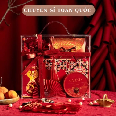 Hộp Quà Tết Trong Suốt Mica - Hộp Hoa Vali Đẹp, Đựng Quà Tết Giá 130k 6