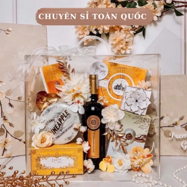 Hộp Quà Tết Trong Suốt Mica - Hộp Hoa Vali Đẹp, Đựng Quà Tết Giá 130k 7