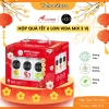Hộp Quà Tết Vida 6 Lon Nước Ngọt Không Calo Vải Muối Táo Cam Chanh 141.000 VND