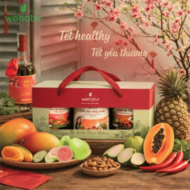 Hộp Quà Tết Xuân Lộc we'natur Túi Tết có quai xách doanh nghiệp - 399.000₫