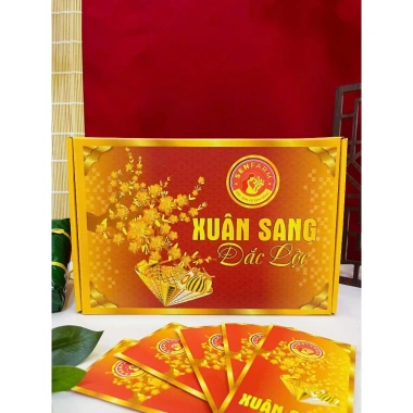 Hộp quà Tết Xuân Sang Đắc Lộc Senfarm - Mứt Tết, Bánh Tết, Quà Tết giá 390.000 6