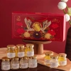 Hộp quà Tết Yến Chưng Sẵn Tiệt Trùng NANA FARM 10 Hũ 70ml - Nguyên Chất 40% Nhiều Vị, Giá 420.000đ