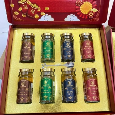 Hộp quà Tết Yến sào 9gr yến tươi, hũ 140ml kèm túi xách - Chọn vị, giảm 21% 10