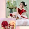 Hộp quà VIVIAN - Khăn lụa vuông 90cm, quà tặng mẹ, cô giáo, bạn gái, giảm giá 168k 3