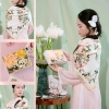 Hộp quà VIVIAN - Khăn lụa vuông 90cm, quà tặng mẹ, cô giáo, bạn gái, giảm giá 168k 4