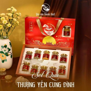 Hộp Quà Yến Hũ Dewis Nest 10 Hũ Nguyên Chất Mix Vị - Quà Sức Khỏe Sang Trọng, Lịch Sự 2