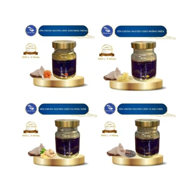 Hộp Quà Yến Hũ Dewis Nest 10 Hũ Nguyên Chất Mix Vị - Quà Sức Khỏe Sang Trọng, Lịch Sự 10