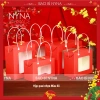 Hộp quai nhựa đỏ - Đựng quà Tết, bánh mứt, ngũ cốc - Nhiều size, 90.000₫