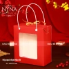 Hộp quai nhựa đỏ - Đựng quà Tết, bánh mứt, ngũ cốc - Nhiều size, 90.000₫ 4