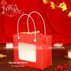 Hộp quai nhựa đỏ - Đựng quà Tết, bánh mứt, ngũ cốc - Nhiều size, 90.000₫ 5