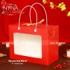 Hộp quai nhựa đỏ - Đựng quà Tết, bánh mứt, ngũ cốc - Nhiều size, 90.000₫ 8