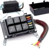Hộp rơle 12V 24V 6 chiều chống nước 12 AWG 6 khe ATC ATO cho ô tô Marine Giá ưu đãi 476.652₫ 4