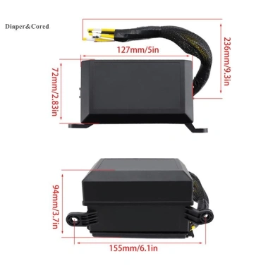 Hộp rơle 12V 24V 6 chiều chống nước 12 AWG 6 khe ATC ATO cho ô tô Marine Giá ưu đãi 476.652₫